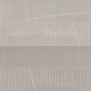 Wave 12" x 24" Honed Fan Deco Porcelain Tile in Ash