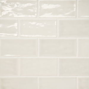 Marin 2.5" x 10" Ceramic Wall Tile in Pearl White